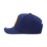 Denver Nuggets Navy Mitchell & Ness Curved Brim Snapback Hat