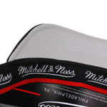 Utah Jazz Mitchell & Ness Curved Brim Snapback Hat - Navy