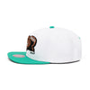 Vancouver Grizzlies Mitchell & Ness Snapback Hat White/Teal