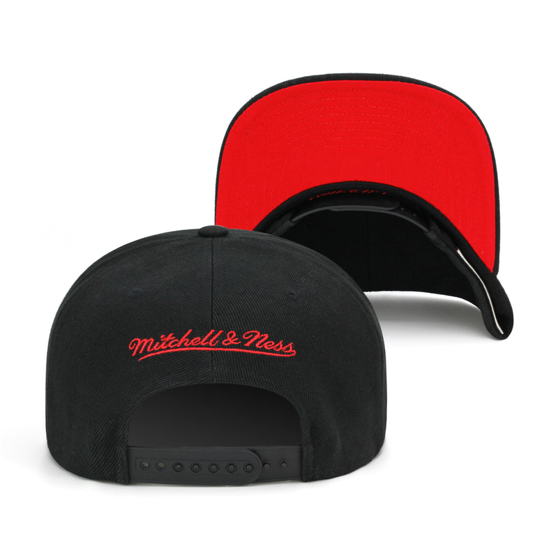 Brooklyn Nets Mitchell & Ness Snapback Hat for Jordan 11 Retro Playoffs Bred