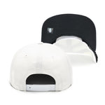 Chicago Bulls Mitchell & Ness Snapback Hat White/Gold/Black/Diamond Side