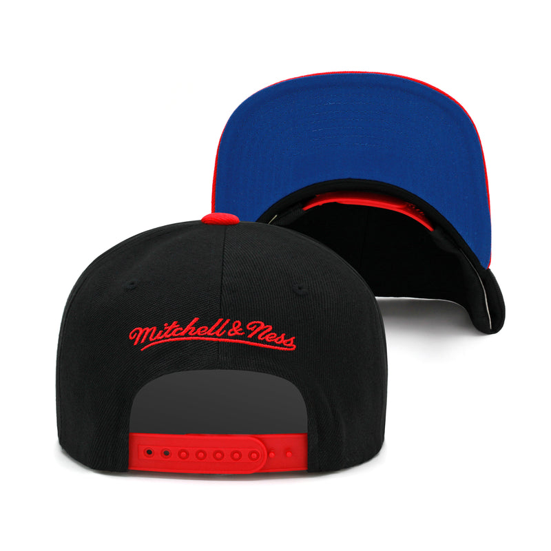 Los Angeles Clippers Mitchell & Ness Snapback Hat Black/Red