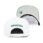 Boston Celtics White Green NBA Finals 2008 Mitchell & Ness Snapback Hat