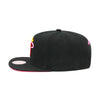 Miami Heat Mitchell & Ness Snapback Hat - Black/Hot Pink