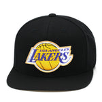 Los Angeles Lakers Mitchell & Ness Snapback Hat Black/TPU