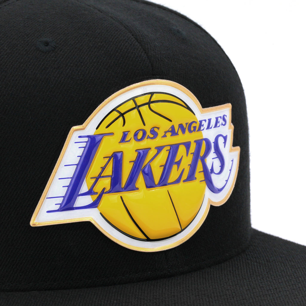 Los Angeles Lakers Mitchell & Ness Snapback Hat Black/TPU