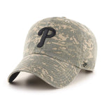 Philadelphia Phillies 47 Brand Phalanx Clean Up Dad Hat Digital Camo Green