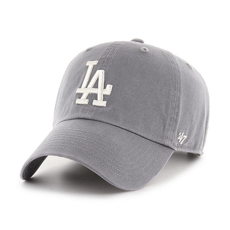 Los Angeles Dodgers Dark Gray 47 Brand Clean Up Dad Hat