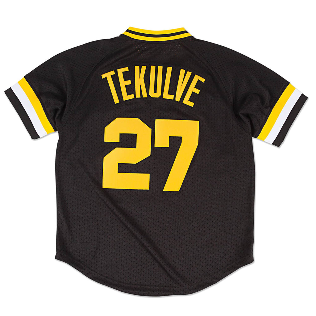 Pittsburgh Pirates 1982 Kent Tekulve Mitchell & Ness Authentic Pullover BP Jersey Black