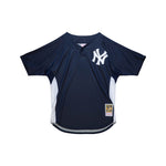 New York Yankees 2009 Derek Jeter Mitchell & Ness Authentic Pullover BP Jersey Navy