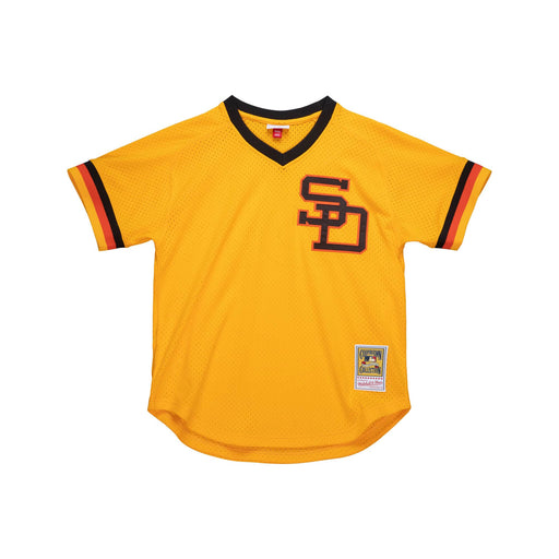 San Diego Padres 1980 Dave Winfield Mitchell & Ness Authentic Pullover BP Jersey Yellow Gold