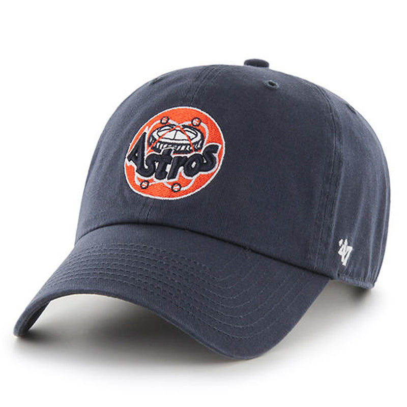Houston Astros Cooperstown 47 Brand Clean Up Dad Hat Navy/Astrodome