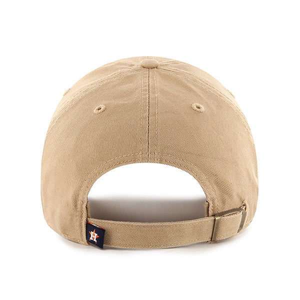 Houston Astros 47 Brand Clean Up Dad Hat Khaki