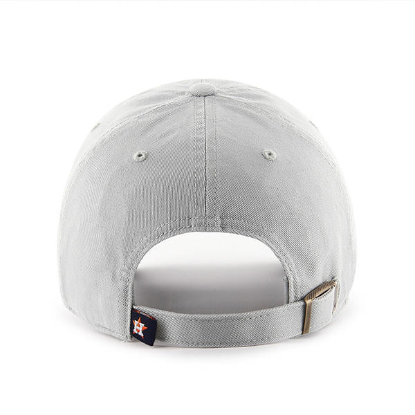 Houston Astros 47 Brand Clean Up Dad Hat Light Gray