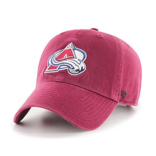 Colorado Avalanche 47 Brand Clean Up Dad Hat Cardinal Red