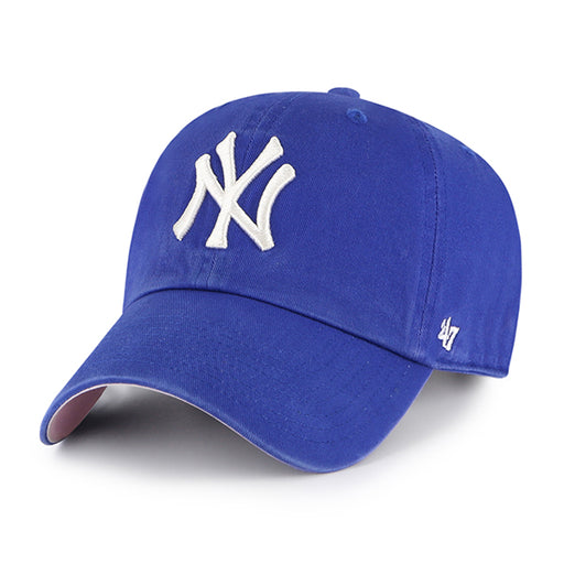 New York Yankees Royal 47 Brand Ballpark Clean Up Dad Hat