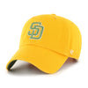 San Diego Padres 47 Brand Ballpark Clean Up Dad Hat Gold