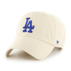 Los Angeles Dodgers 47 Brand Clean Up Dad Hat Natural/Royal