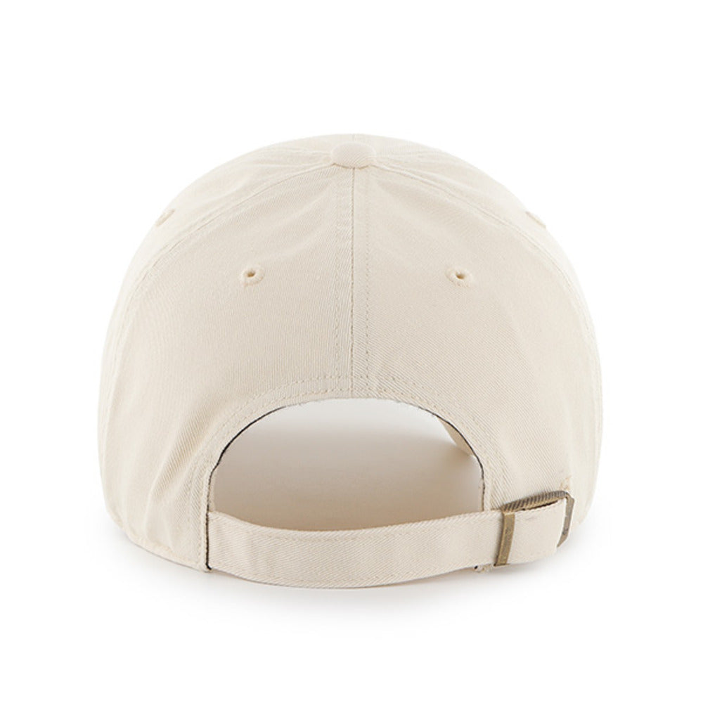 Mitchell & Ness Florida Marlins Cream Cooperstown Collection Evergreen  Adjustable Trucker Hat