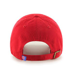 Atlanta Braves Cooperstown 47 Brand Clean Up Dad Hat Red