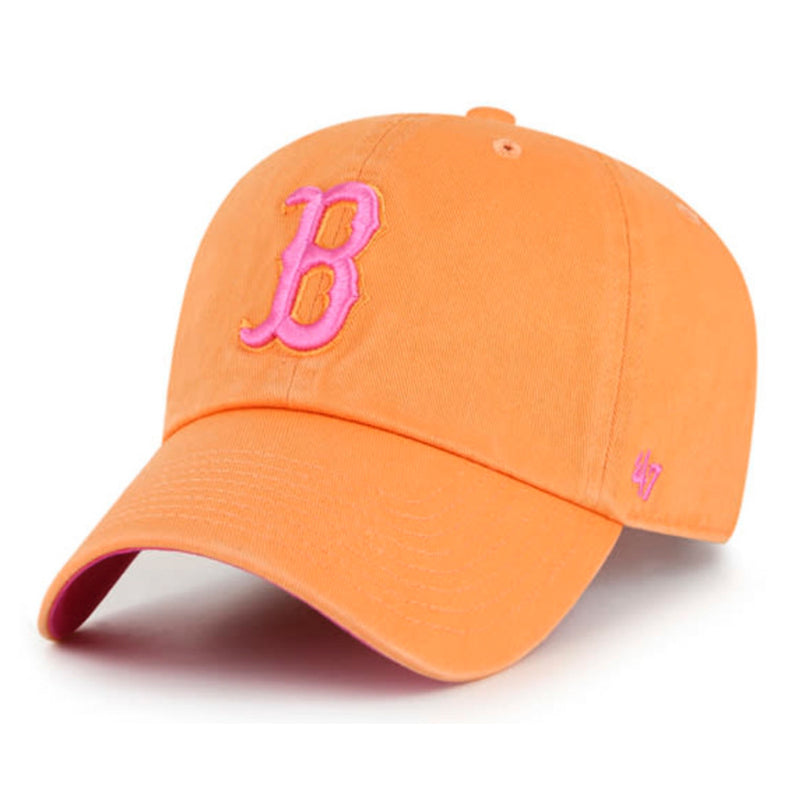 Boston Red Sox 47 Brand Ballpark Clean Up Dad Hat Mango