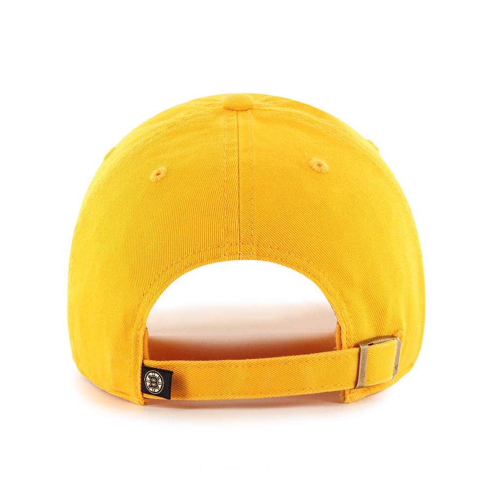 Boston Bruins 47 Brand Clean Up Dad Hat Yellow Gold