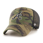 Atlanta Braves 47 Brand Branson MVP Mesh Snapback Hat Camo