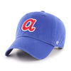 Atlanta Braves Cooperstown 47 Brand Clean Up Dad Hat Royal