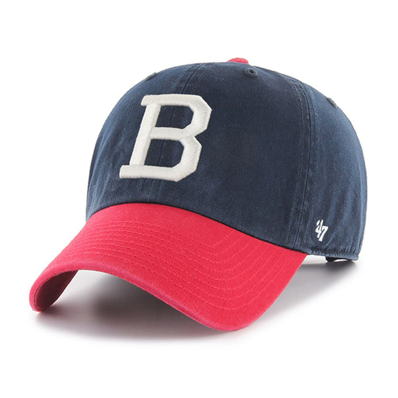 Atlanta (Boston) Braves Cooperstown 47 Brand Clean Up Dad Hat Navy/Red
