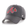 Atlanta Braves 47 Brand MVP Hat Charcoal