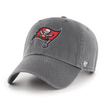 Tampa Bay Buccaneers 47 Brand Clean Up Dad Hat Charcoal