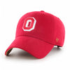 Ohio State Buckeyes NCAA 47 Brand Clean Up Dad Hat Vintage Red