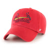 St. Louis Cardinals 47 Brand Clean Up Dad Hat Red