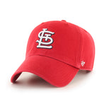 St. Louis Cardinals 47 Brand Clean Up Dad Hat Red (Home)