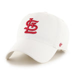 St. Louis Cardinals 47 Brand Clean Up Dad Hat White