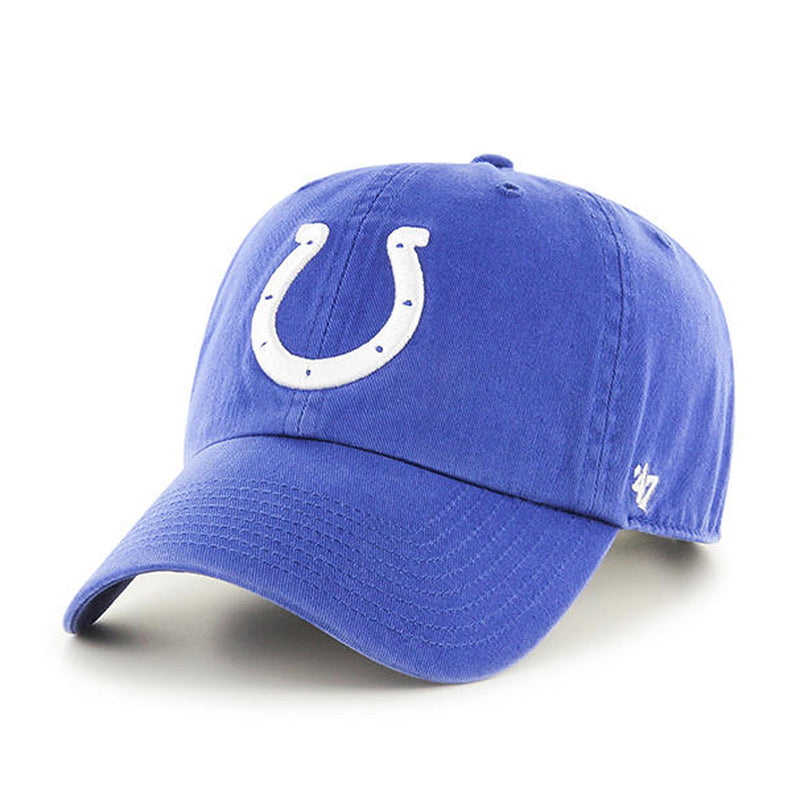 Indianapolis Colts 47 Brand Clean Up Dad Hat Royal