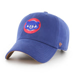 Chicago Cubs Cooperstown 47 Brand Artifact Clean Up Dad Hat Vintage Royal