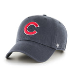 Chicago Cubs 47 Brand Clean Up Dad Hat Charcoal