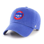 Chicago Cubs Cooperstown 47 Brand Clean Up Dad Hat Royal/Red