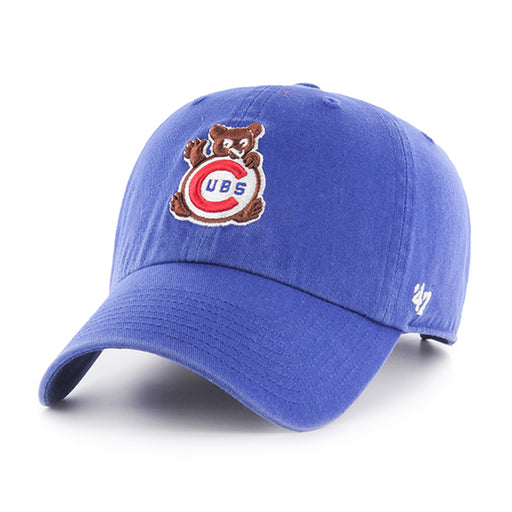 Chicago Cubs Cooperstown 47 Brand Clean Up Dad Hat Royal/Brown