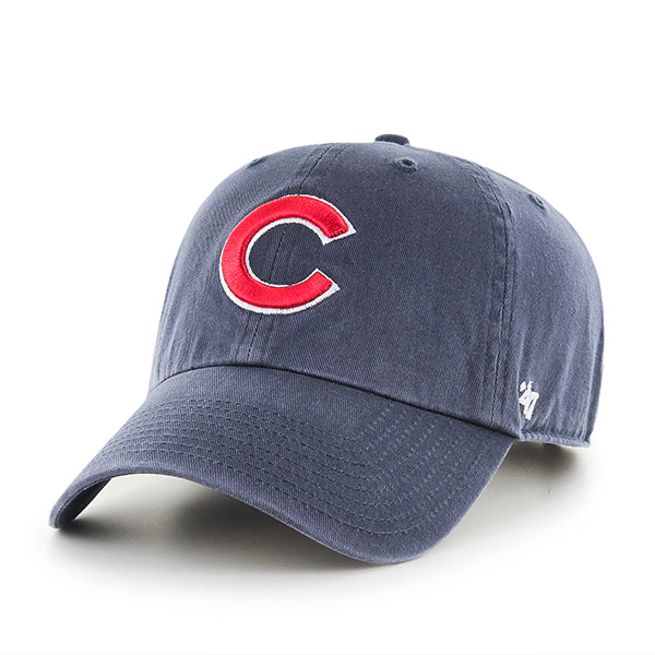 Chicago Cubs 47 Brand Clean Up Dad Hat Vintage Navy