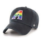 Arizona Diamondbacks 47 Brand Clean Up Dad Hat Black/Pride