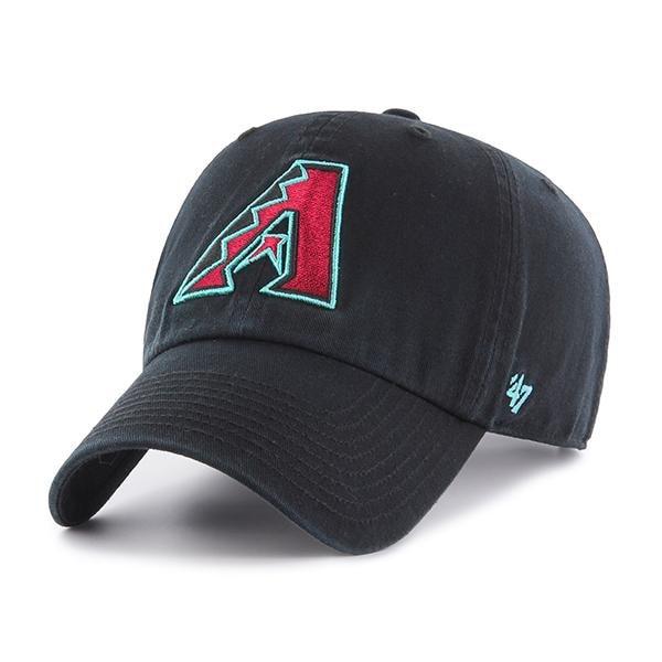Arizona Diamondbacks 47 Brand Clean Up Dad Hat Black/Red