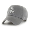 Los Angeles Dodgers Dark Gray 47 Brand Ballpark Clean Up Dad Hat