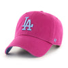 Los Angeles Dodgers Orchid 47 Brand Ballpark Clean Up Dad Hat