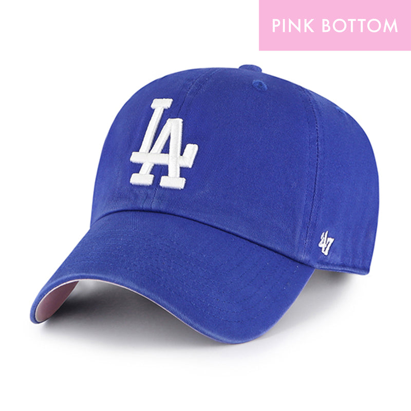 Los Angeles Dodgers Royal 47 Brand Ballpark Clean Up Dad Hat