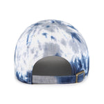 Los Angeles Dodgers 47 Brand Clean Up Dad Hat Galaxy Blue Tie-Dye