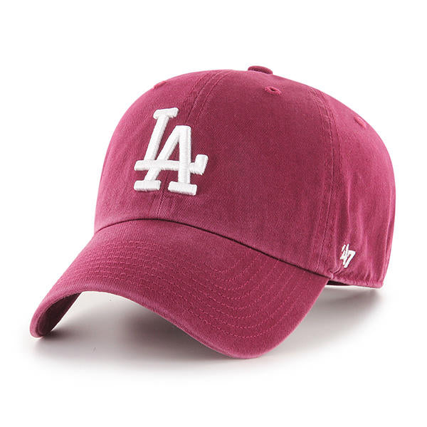 Los Angeles Dodgers Cardinal 47 Brand Clean Up Dad Hat