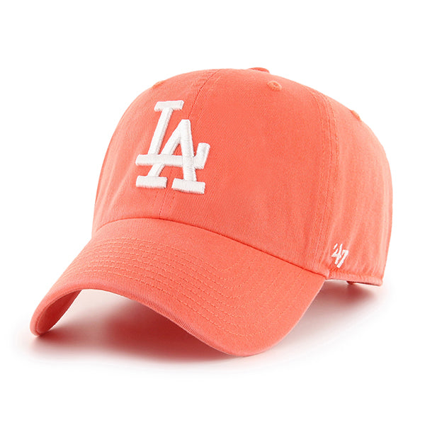 Los Angeles Dodgers Grapefruit 47 Brand Clean Up Dad Hat