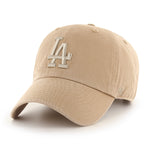 Los Angeles Dodgers Khaki 47 Brand Clean Up Dad Hat